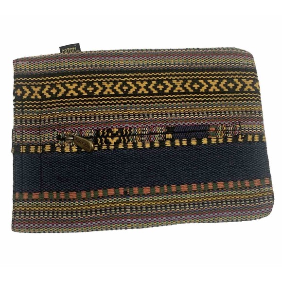 Catori Multicolor Fabric Envelope Clutch - Picture 1 of 4